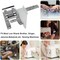Adjustable Guide Sewing Machine Presser Foot Fits for Low Shank Domestic Sewing Machine. Snapping On Brother, Babylock, Singer, Janome, Juki, New Home.